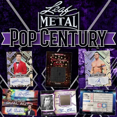 2022 leaf metal pop century hobby box|leaf metal pop century release date.